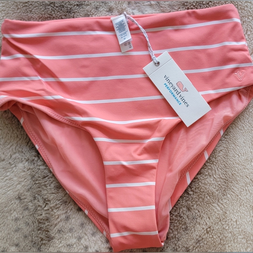 High-Rise Bikini Bottom, Size XS